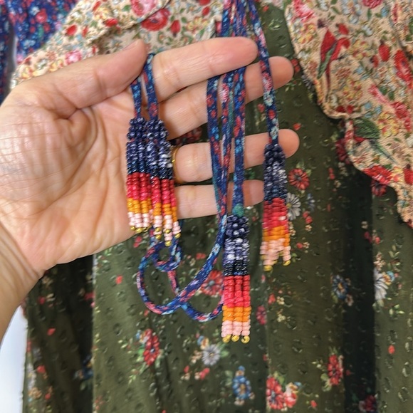 Farm Rio Mixed Liberty Floral Midi Dress SzSmall - Picture 5 of 8